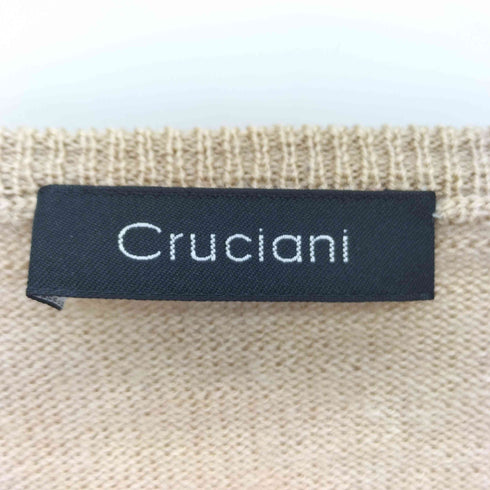 クルチアーニ Cruciani イタリア製 Vネック ウール カシミヤ ニット メンズ M