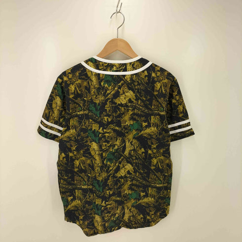 レフラー Leflah 総柄 ベースボールシャツ メンズ JPN:L