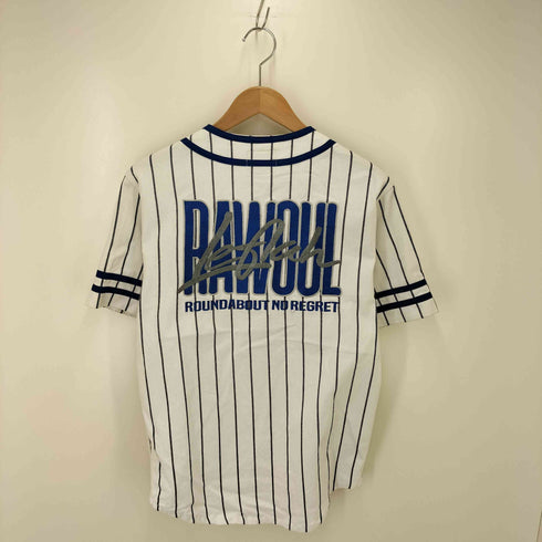 レフラー Leflah ストライプ ベースボールシャツ メンズ JPN:L