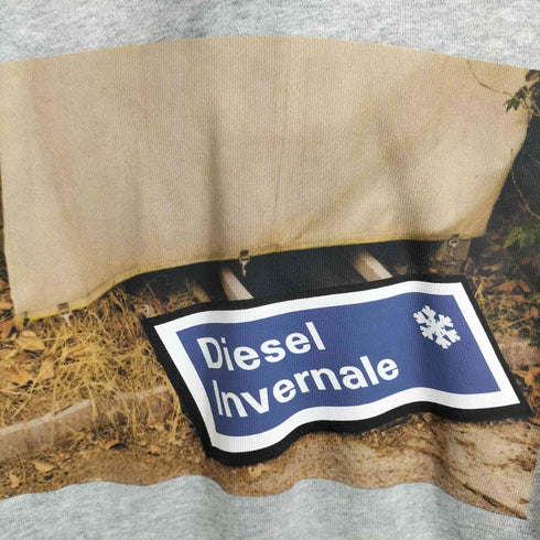 ディーゼル DIESEL Invernaleプリント プルオーバーパーカー メンズ