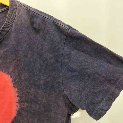 OKURA インディゴ染め 日の丸 半袖Tシャツ メンズ