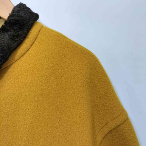 イエナ IENA ファーカラー ウールメルトン コート レディース JPN:38
