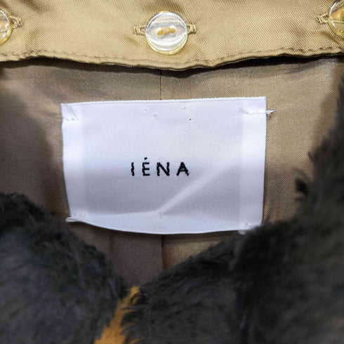 イエナ IENA ファーカラー ウールメルトン コート レディース JPN:38