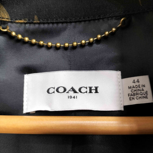 コーチ COACH ×BASEMAN ワイルドリリープリント ジップアップ ジャケット メンズ FR:44