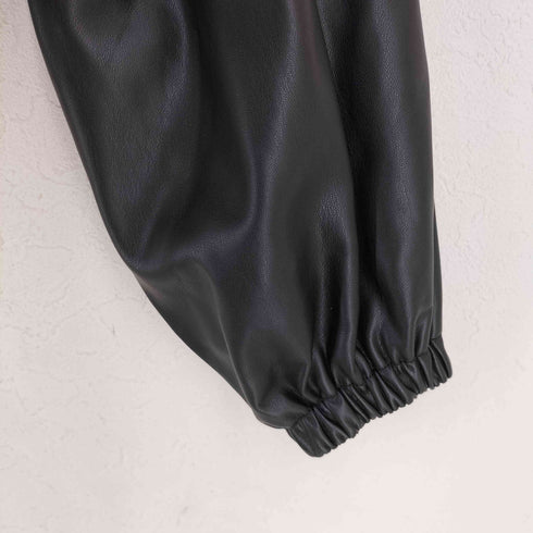 NOUNLESS FAKE LEATHER SHORT ANORAK domestic レディース