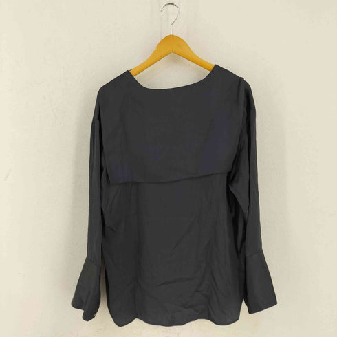 NOUNLESS LUXURY SATIN SAILOR BLOUSE domestic レディース