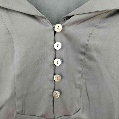 NOUNLESS LUXURY SATIN SAILOR BLOUSE domestic レディース