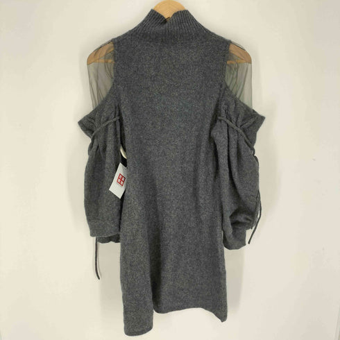 スナイデル snidel シースルーショルダーミニニットワンピース レディース ONE SIZE