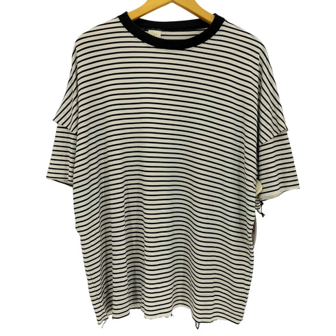 エヌハリウッド N.HOOLYWOOD ボーダー レイヤード 半袖 Tシャツ メンズ 38