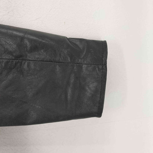 Genuine leather リアルレザー 八の字 ライダースジャケット メンズ JPN:44