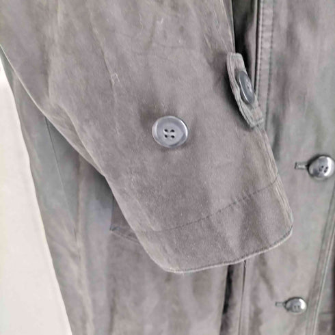 FLEET STREET RAINWEAR フェイクスウェードフーデッドデザインロングコート レディース 8P