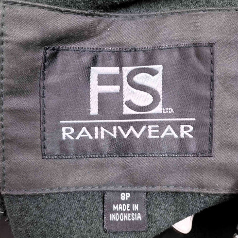 FLEET STREET RAINWEAR フェイクスウェードフーデッドデザインロングコート レディース 8P