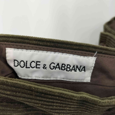 ドルチェアンドガッバーナ DOLCE&GABBANA コーデュロイ ワイドスラックス パンツ メンズ