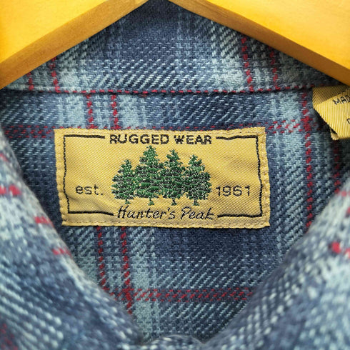 Hunter's peak チェック柄 ネルシャツ メンズ import:L