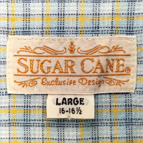 シュガーケーン SUGAR CANE チェック ボタンダウンシャツ メンズ JPN:L