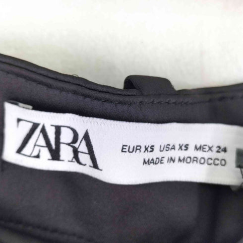 ザラ ZARA サテン カーゴパンツ レディース JPN:XS