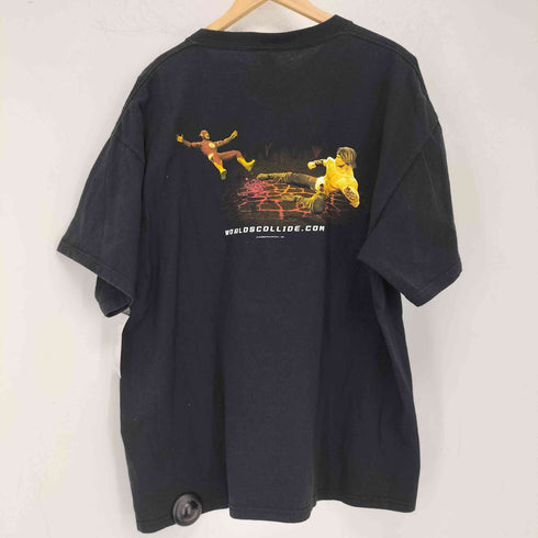 デルタプロウェイト DELTA PRO WEIGHT 00s クルーネック キャラクタープリント 半袖 Tシャツ メンズ import:XL