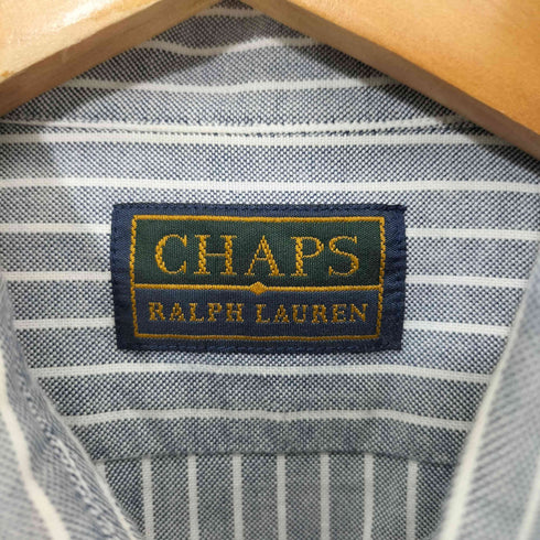 チャップスラルフローレン CHAPS RALPH LAUREN ストライプ ワイドカラー シャツ メンズ