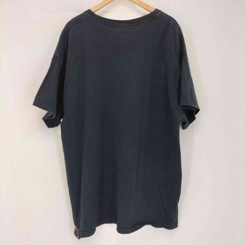 ヘインズ Hanes クルーネック 半袖 プリント バンドTシャツ メンズ 2XL