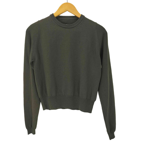 リックオウエンス RICK OWENS 15AW DARKDUST ウール クロップド ニット セーター メンズ import:S
