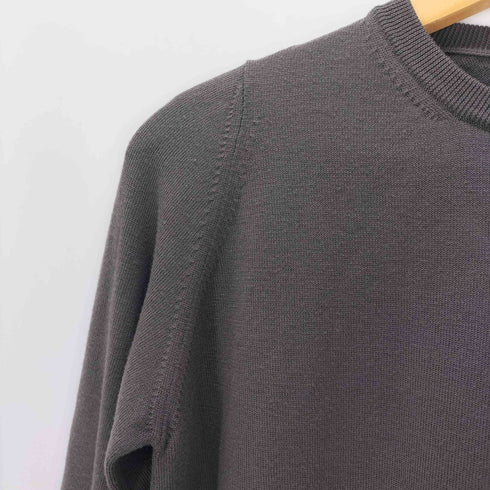 リックオウエンス RICK OWENS 15AW DARKDUST ウール クロップド ニット セーター メンズ import:S