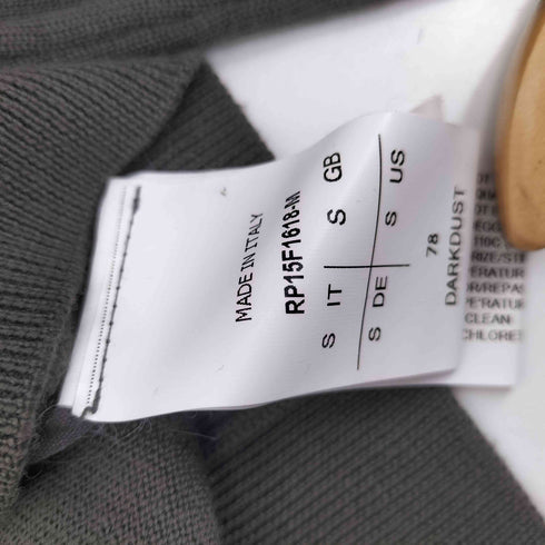 リックオウエンス RICK OWENS 15AW DARKDUST ウール クロップド ニット セーター メンズ import:S