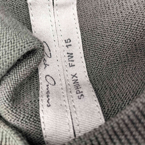 リックオウエンス RICK OWENS 15AW DARKDUST ウール クロップド ニット セーター メンズ import:S