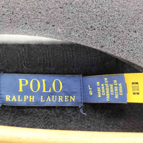 ポロラルフローレン POLO RALPH LAUREN ポニー刺繍 ケーブル 編み ウール ニット セーター メンズ import:L