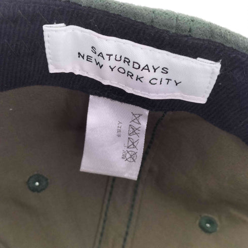 サタデーズニューヨークシティ Saturdays NYC フェイクスエード6パネルキャップ メンズ ONE SIZE