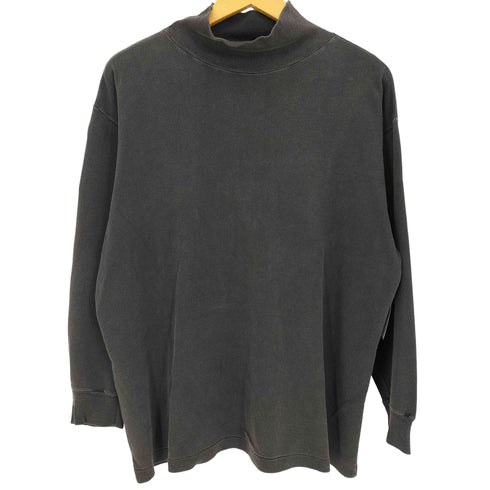 SETSNUG リブ ハイネック 長袖 Tシャツ メンズ import:XL