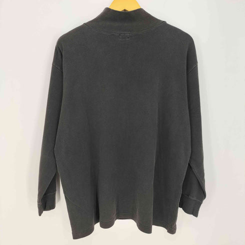 SETSNUG リブ ハイネック 長袖 Tシャツ メンズ import:XL