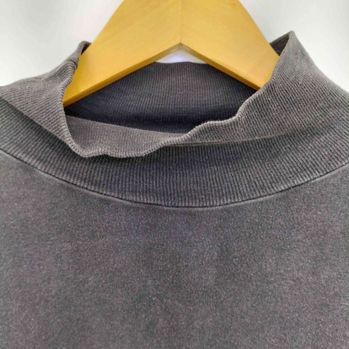 SETSNUG リブ ハイネック 長袖 Tシャツ メンズ import:XL