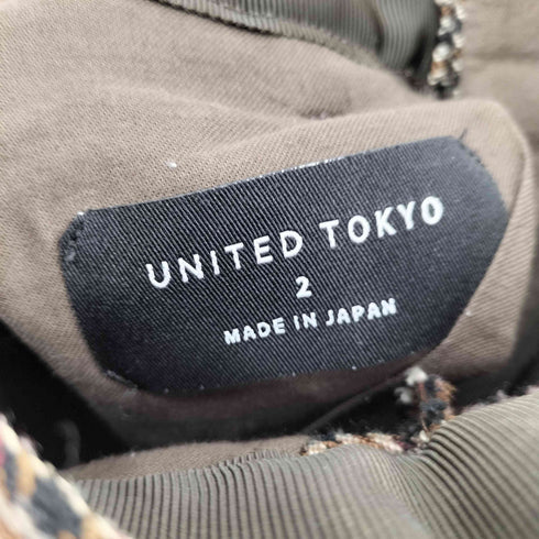 ユナイテッドトウキョウ UNITED TOKYO ガンクラブチェックサイドゴムワイドパンツ メンズ JPN:2