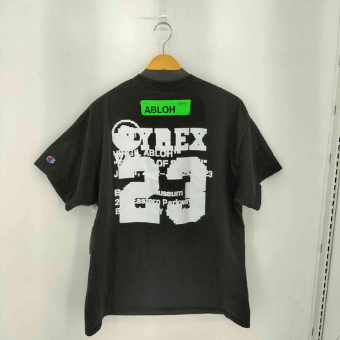 チャンピオン Champion 両面プリント クルーネック 半袖シャツ カットソー メンズ XL