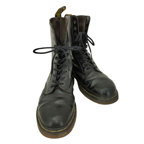 ドクターマーチン Dr.Martens 10ホール レザー ロングブーツ メンズ US:9