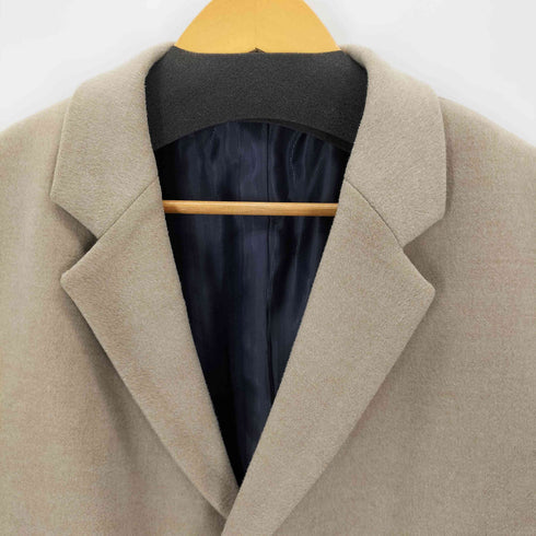 ザラ ZARA ピークドラペル チェスターコート メンズ import:XL