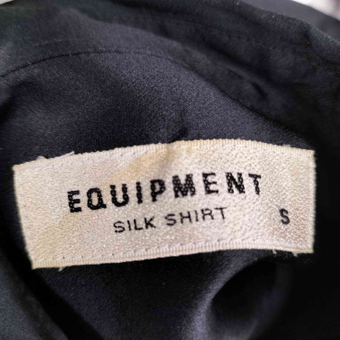 エキップモン EQUIPMENT L/S シルクシャツ レディース