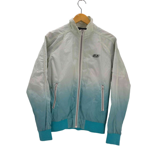 ディーゼル DIESEL 55DSL ロゴ プリント グラデーション ナイロン トラック ジャケット メンズ import:S