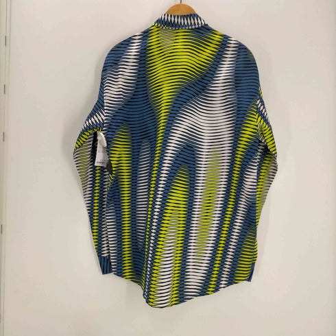 ヴェルサーチジーンズクチュール VERSACE JEANS COUTURE 90-00S イタリア製 グラデーション サイケ L/S シャツ メンズ import:L