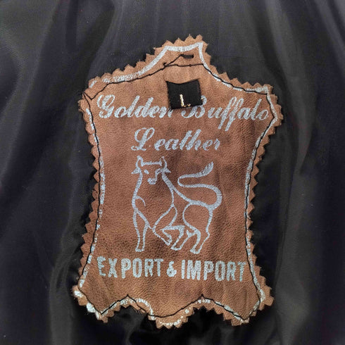 レギュラーカラー レザージャケット メンズ import:L