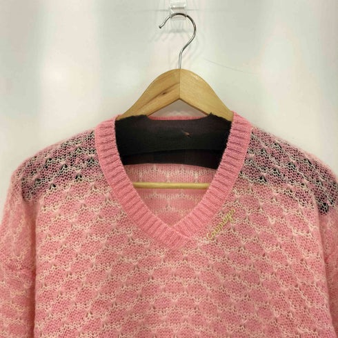 クレージュ courreges Vネック ロングスリーブニット セーター レディース