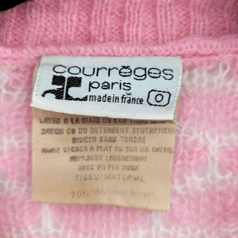 クレージュ courreges Vネック ロングスリーブニット セーター レディース