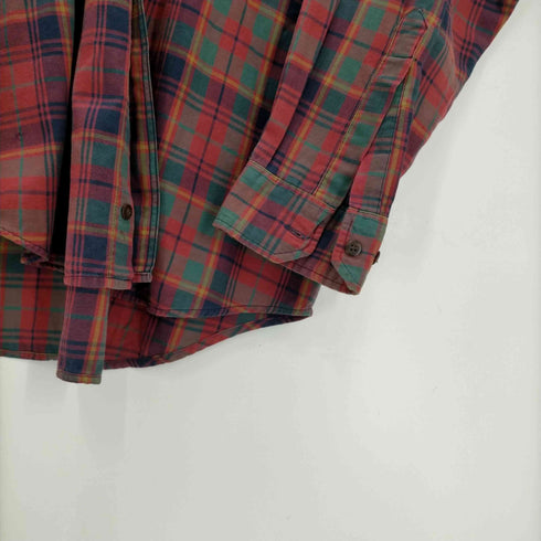 ギャップ Gap 90S デカタグ ボタンダウン L/S チェック シャツ メンズ import:M