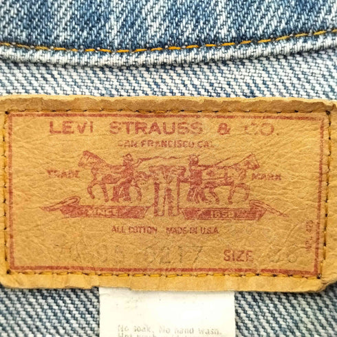 リーバイス Levis 90s USA製 ボタン裏527 4th デニムジャケット 70505-0217 メンズ US:36