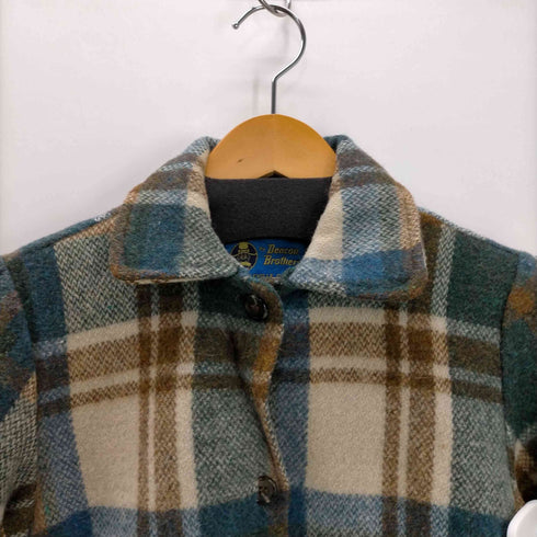 Deacon Brothers 60S The DEA-JACKET カナダ製 チェック メルトン ウール ネル シャツ ジャケット vintage ヴィンテージ レディース