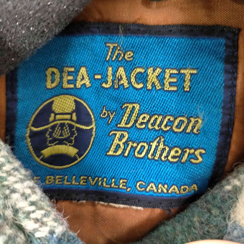 Deacon Brothers 60S The DEA-JACKET カナダ製 チェック メルトン ウール ネル シャツ ジャケット vintage ヴィンテージ レディース