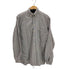 エンポリオアルマーニ EMPORIO ARMANI 80-90S イタリア製 Unique Shirt ボタンダウン L/S ストライプ 起毛 シャツ メンズ import:M