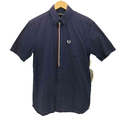 フレッドペリー FRED PERRY ロゴ刺繍 ボタンダウン S/S シャツ メンズ import:S