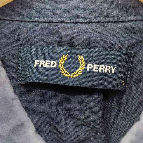 フレッドペリー FRED PERRY ロゴ刺繍 ボタンダウン S/S シャツ メンズ import:S