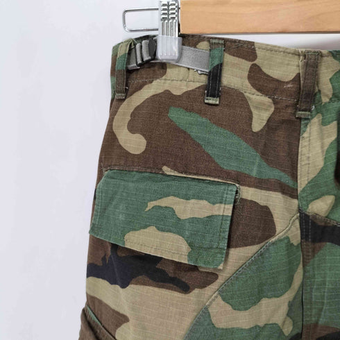 ユーエスアーミー U.S. ARMY USA製 ATLANCO社製 BDU ウッドランドカモ カーゴパンツ メンズ SMALL-REGULAR